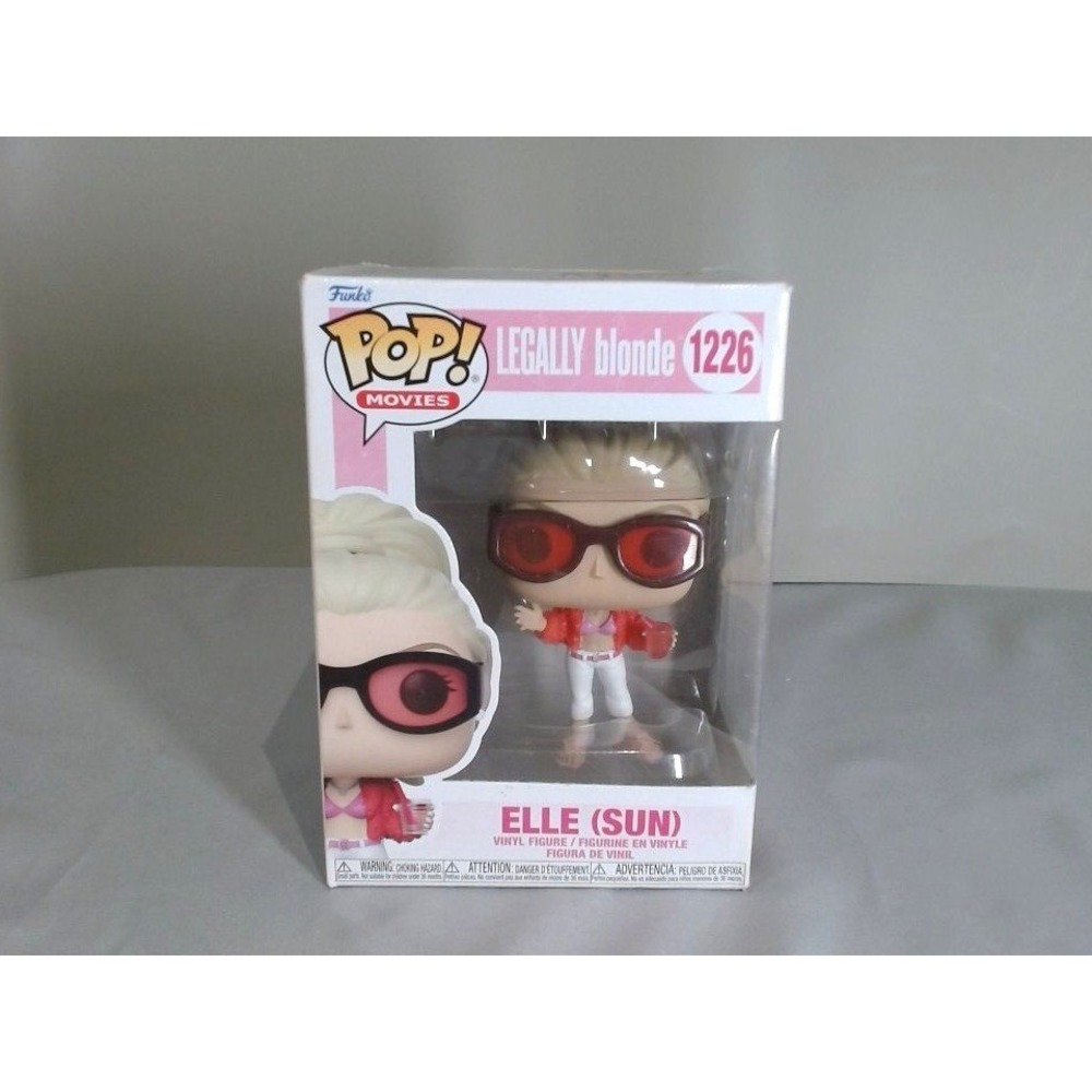 Funko Pop Movies Legally Blonde Elle Sun 1226 Vinyl Figure Pink w/ Sunglasses
